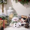Schneemann-Weihnachtsdekoration, beleuchtete Schneemann-Puppe aus Plüsch, batteriebetrieben, Nachtlicht, Schneemann-Figur für Weihnachtsgeschenke, Tischdekoration