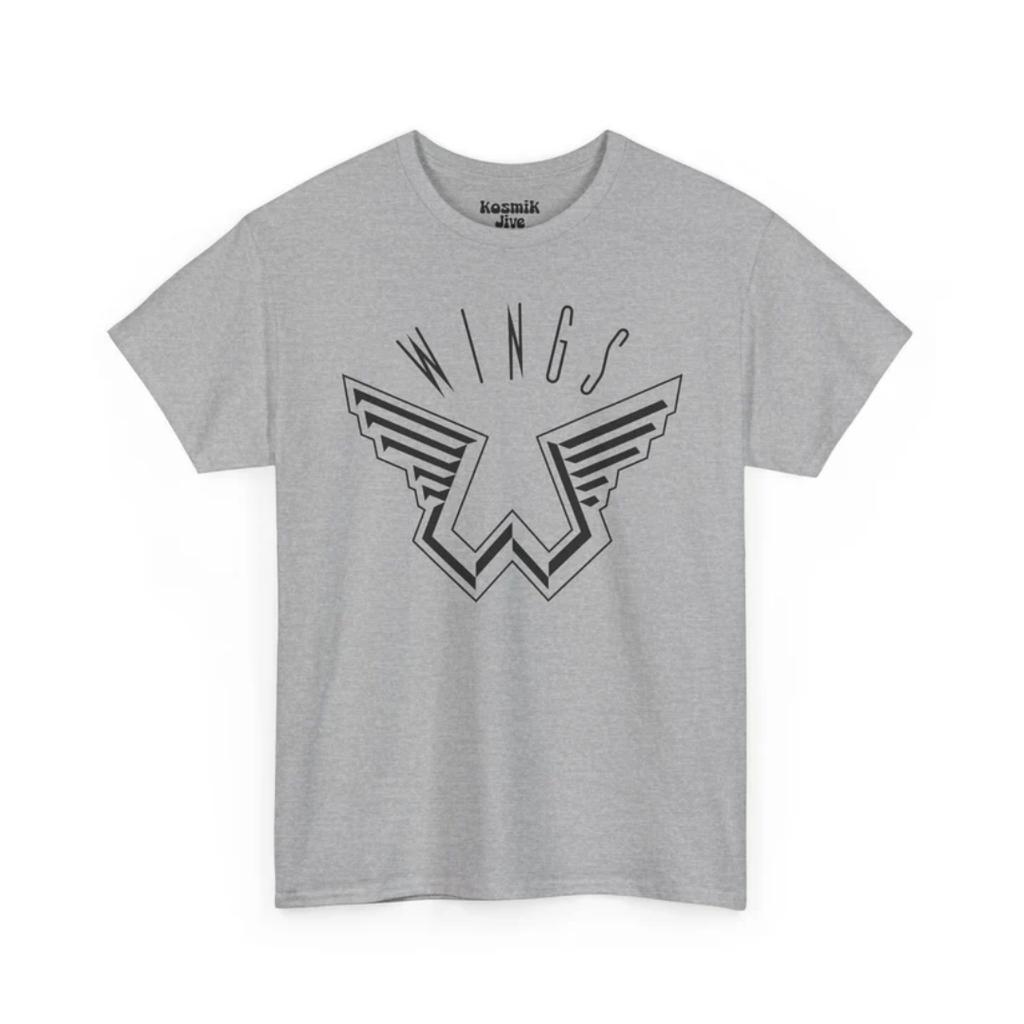 Wings Tour Tshirt Retro Rock Band Graphic Tshirt Summer Fashion Pure Cotton Unisexs Tshirt Childrens Clothing Tee Y2k Unisex