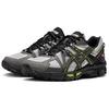 Asics Gel-Kahana 8 Retro Cushioning Fabric Synthetic Leather Low Top Trail Running Shoes Men sneaker Gray Black 1011B109-026