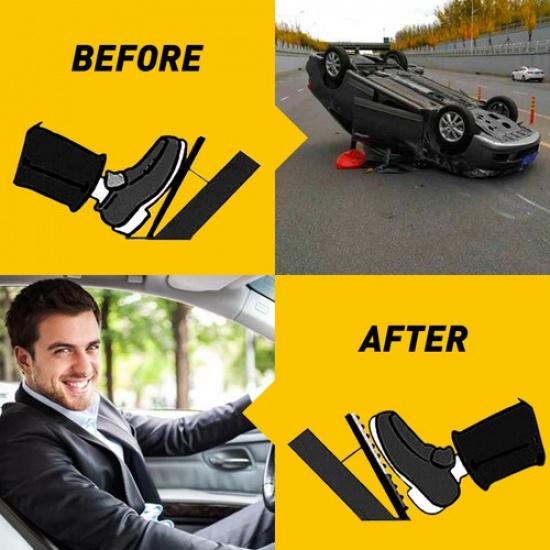 2PCS Universal Non Slip Automatic Brake Gas Foot Pedal Pad Cover Car Accessories
