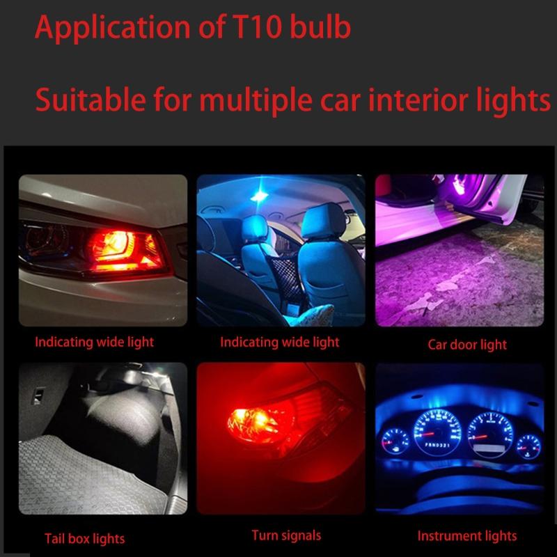 DC 12V T10 Car LED Lights for Car Dome Map Door Courtesy LED Replacement Bul