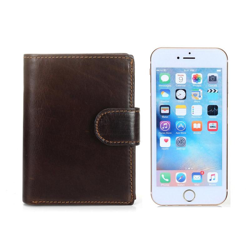 Neues Vintage Herren Kurz Vertikal Portemonnaie 100% Echtes Rindsleder Münzbörse Große Kapazität Kreditkartenhalter mit Multi-Kartenfächern für den täglichen Gebrauch