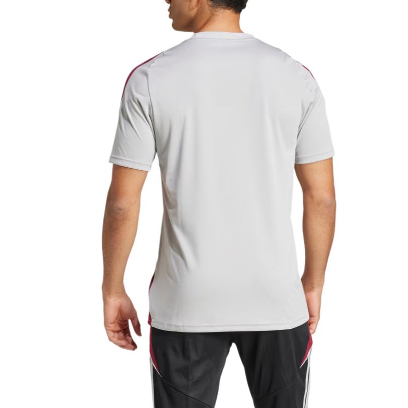Adidas Aeroready Comfortable Fashionable Simple Versatile Soccer Jersey Men tops Gray JX1954