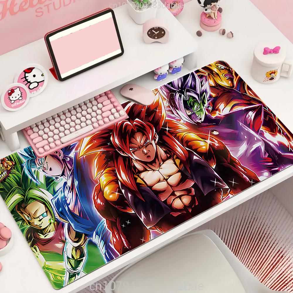 Mouse pad PU leather Dragon Ball Son Goku Printed Gaming Mat Printed Mouse Pad Printed Desk Mat Console Gaming Mat 90x45cm