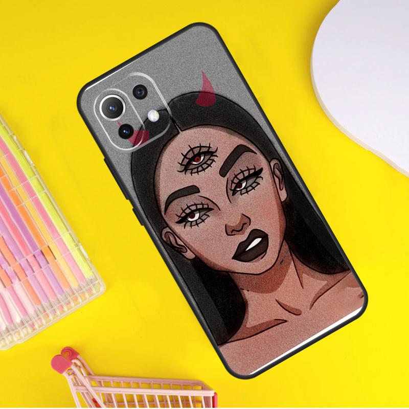 Lovely Bad Devil Girl Cover For Xiaomi 14 Ultra 13 11T 12T 13T 14T Pro POCO X7 X6 Pro X3 X5 F3 F5 M6 F6 Pro Case