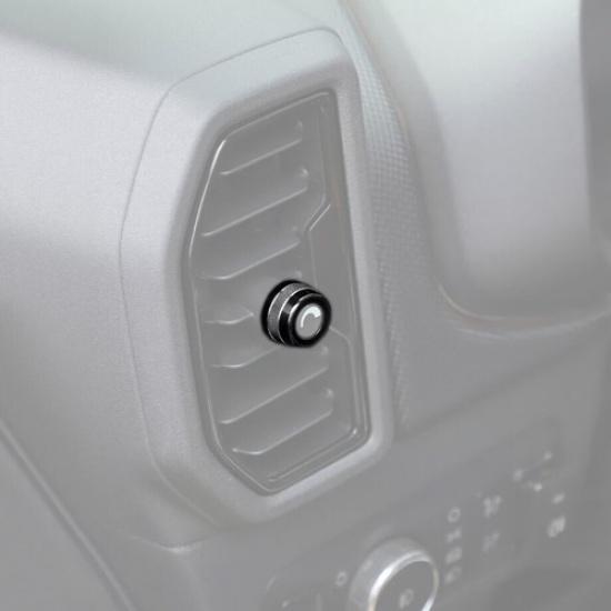 For 21-24 Ford Bronco Sport Black Air Conditioner Vent Adjust Ring Cover Trim 4P