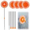 Wet Dry Dual-use Mop Telescopic Rotating Mop Features A Segmented Splicing Design Allowing For Easy Switching Between High