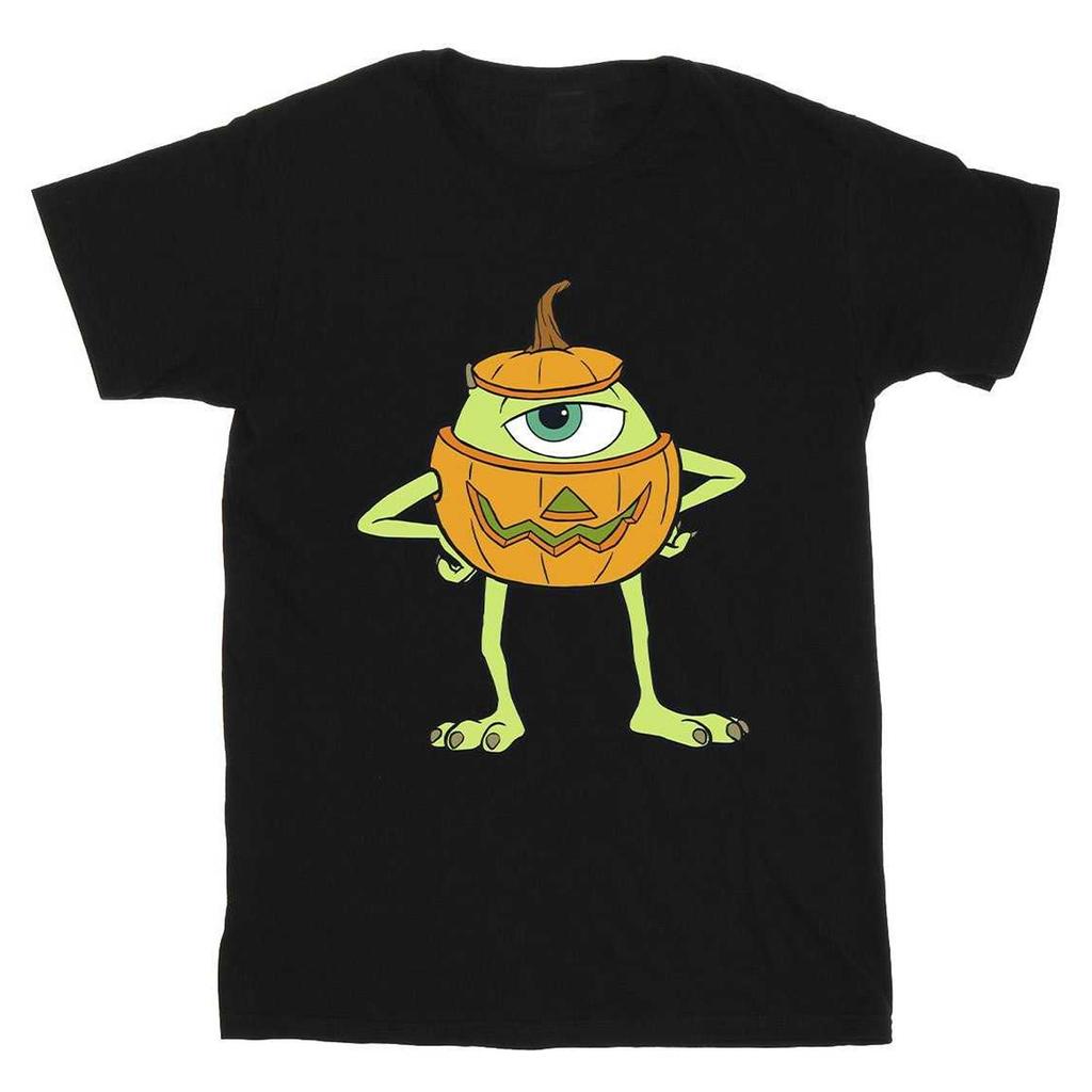 Monsters Inc Boys Mike Pumpkin Cotton Halloween T-Shirt
