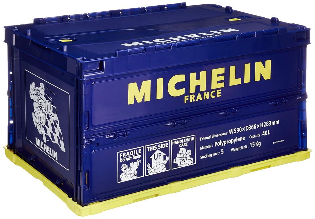 Michelin Foldable 270604 Container, 40L, Navy,