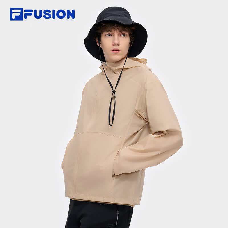FILA FUSION Men s Hooded Sun Protection Woven Jacket M