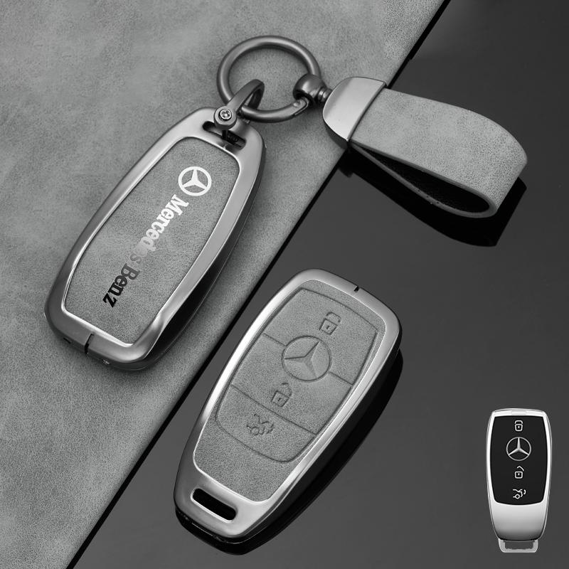 Nový kovový kryt pouzdra na klíče od auta 2025 pro Mercedes Benz třídy A C E S G GLC CLE CLA GLB GLS W177 W205 W213 W222 X167 AMG Acces