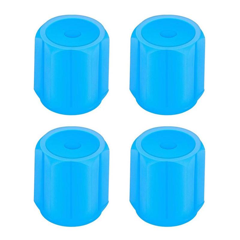 4PCS Luminous Tire Valve Cover Valve Car Motorcycle Tire Fluorescent Valve Cap Modeling Tool Auto Parts