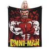 Invincible omniman amazing hero anime Blankets Super Soft Velvet Novelty Gift Throw Blanket Plush Thin Quilt