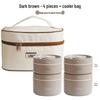 304 Stainless Steel Multi-layer Insulated Bento Box for Home or Office - Portable Single-Person Lunch Container