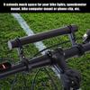 Bicycle Handlebar Bracket Extension Mount Holder for Bike Light Flashlight Speedometer(Black)