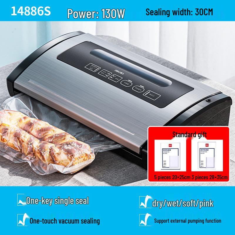 Vacuum Sealer 14891/14892: Compact Commercial & Household Food Sealing Machine