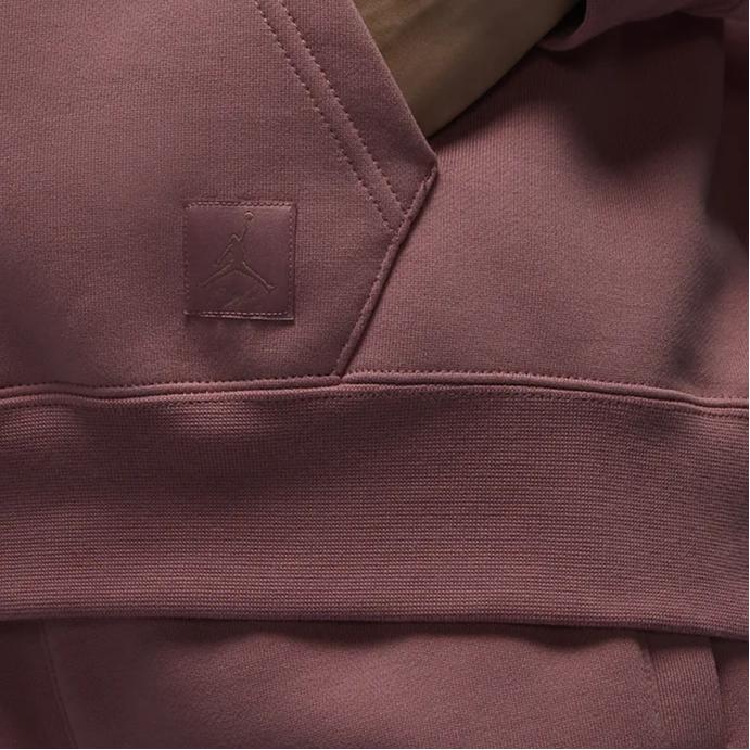 Jordan Flug Einfarbig Stehkragen Halber Reißverschluss Fleece Sweatshirt Damen Oberteile FD7222-618