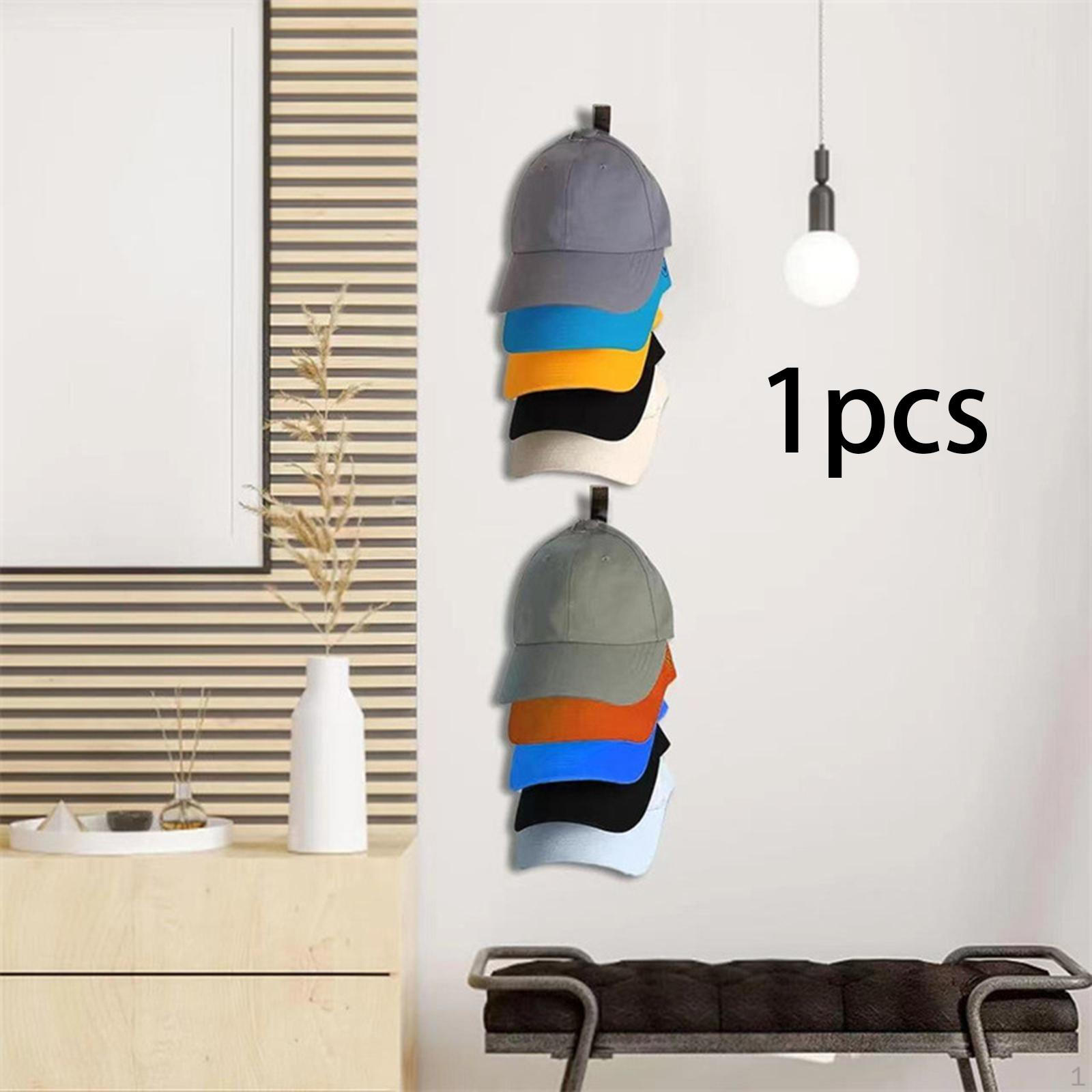 Baseball Hats Rack Hat Holder Vertical Rustic Decorative Wall Mounted Display Organizer for Porch 1 PC 960₽