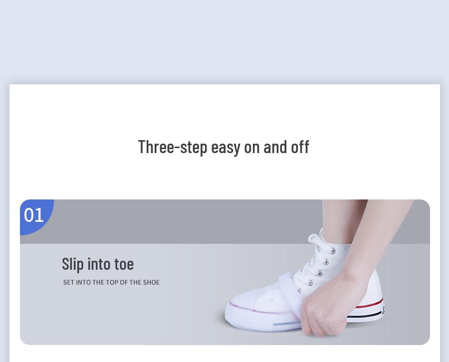 Unisex Waterproof Non-Slip Silicone Rain Boots - Durable, Thickened, and Wear-Resistant for Rainy Days