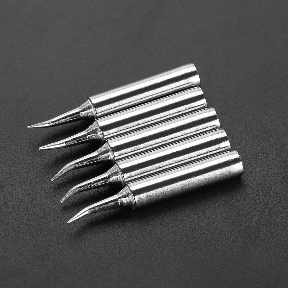 5Pcs 900M IS Soldering Iron Tips Solder Tip Tool Replacement for 936 Rework Station