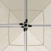 Professional Foldable Party Tent with Walls Aluminum 2*2 M Cream
