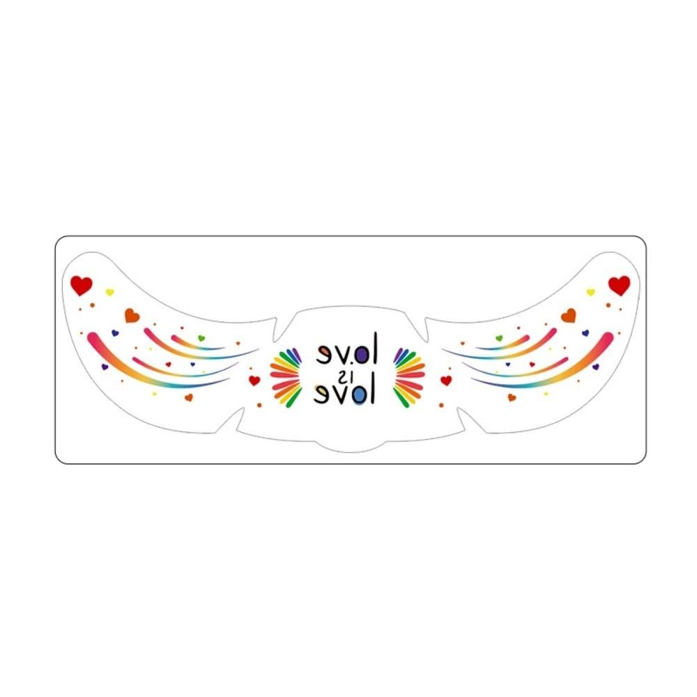 Waterproof Rainbow Freckles Face Tattoo Facial Art Makeup Stickers  Pride Month
