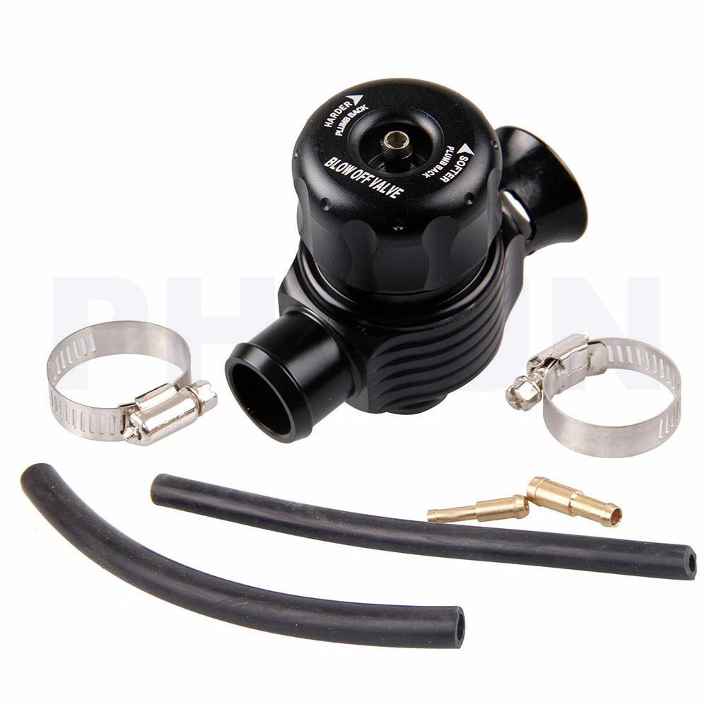 25Mm Universal Black Aluminum Alloy Blow Off Valve Bov Dual Port Dump Valve Kit