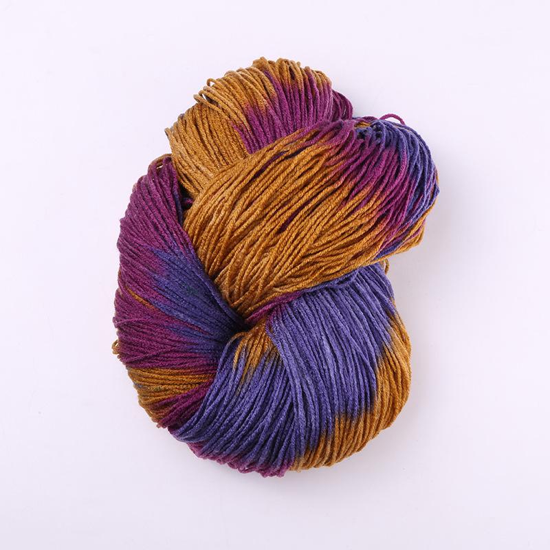 Four-Strand Segment-Dyed Pure Acrylic Medium-Thick Yarn for Hand-Woven DIY Projects