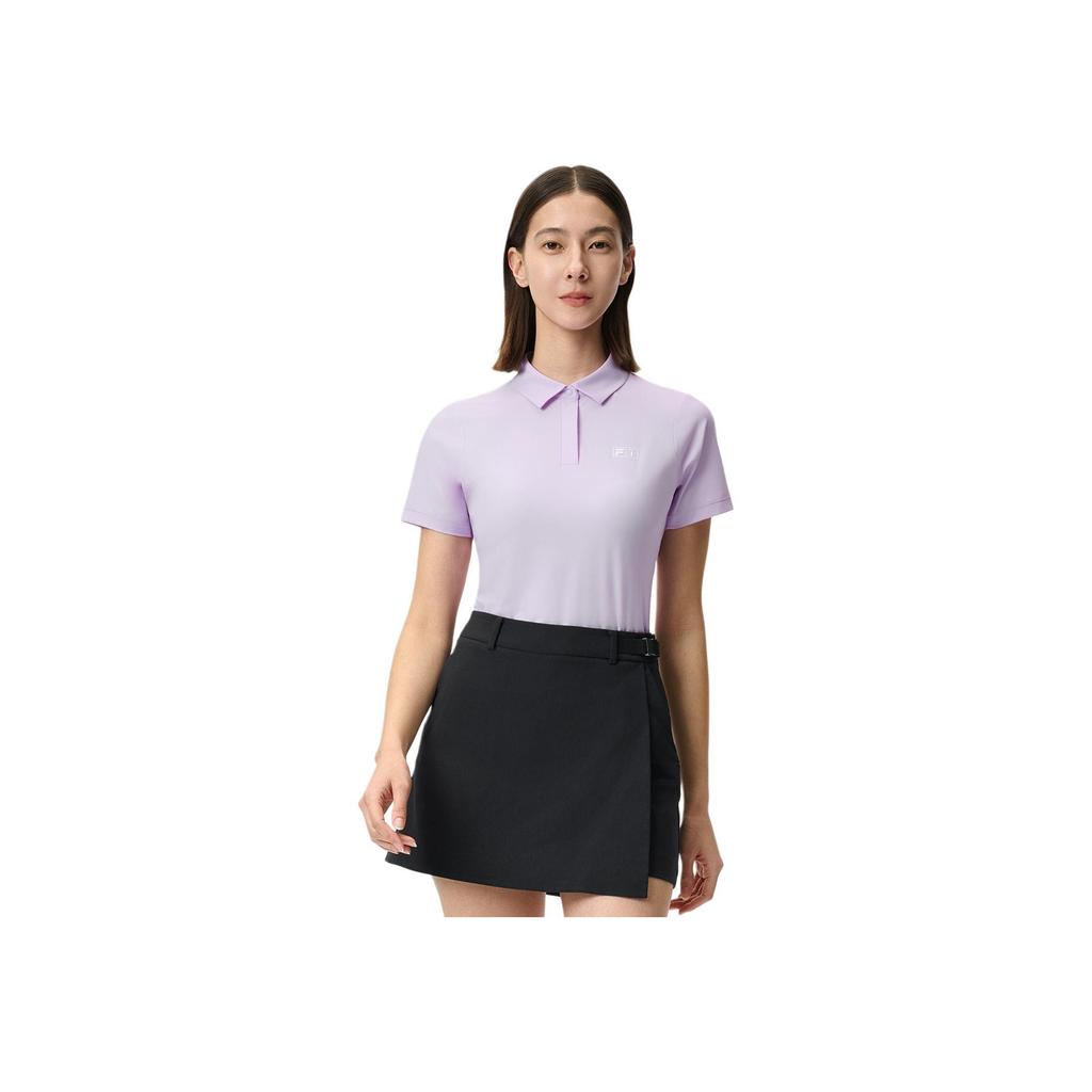 New FILA Golf Series Polo Shirt Women's Dream Light Purple PU A11W525108F-PU