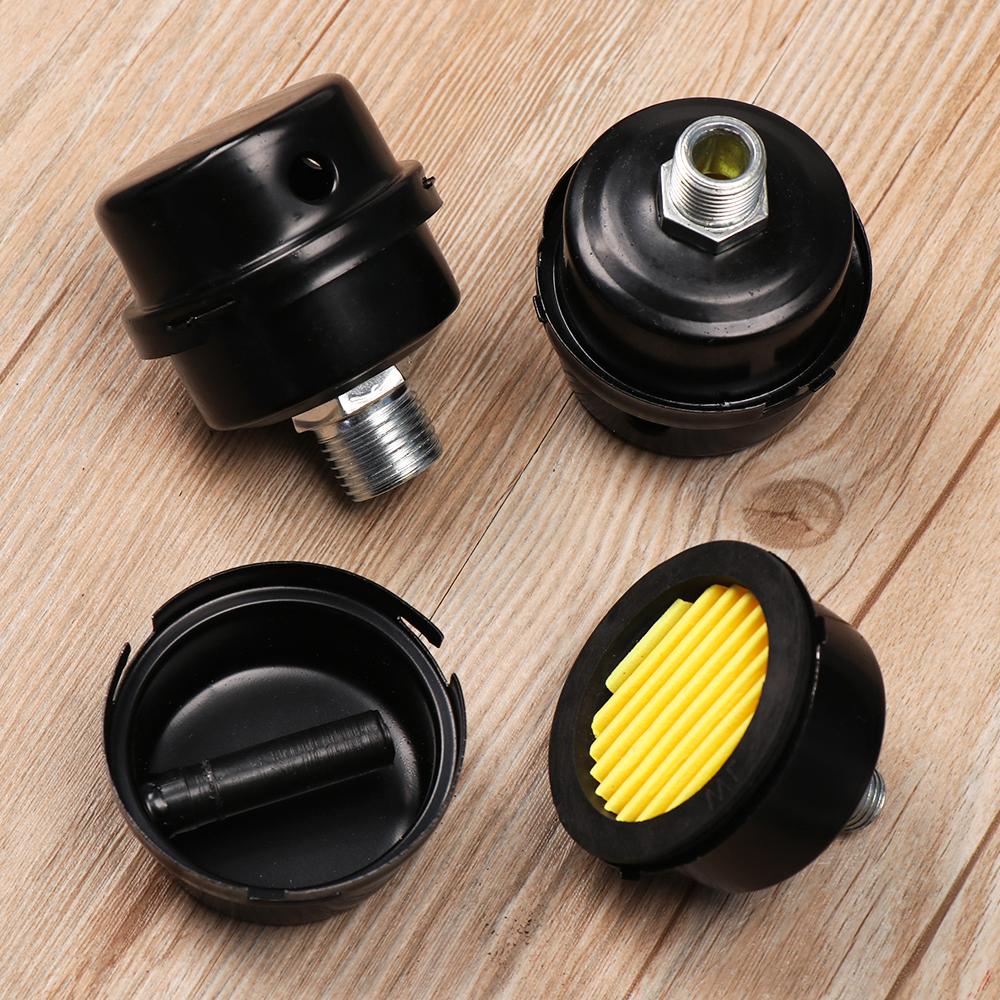 12.5/16/20mm Metal Air Compressor Intake Filter Squelch Muffler Air Filter Air Compressor Spare Parts 1/2 '' 5/8 "3/4 '' Thread