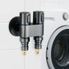 Dual Control Faucet Water Stop Valve Brass Toilet Triangle Valve Washing Machine Faucet  Bathroom