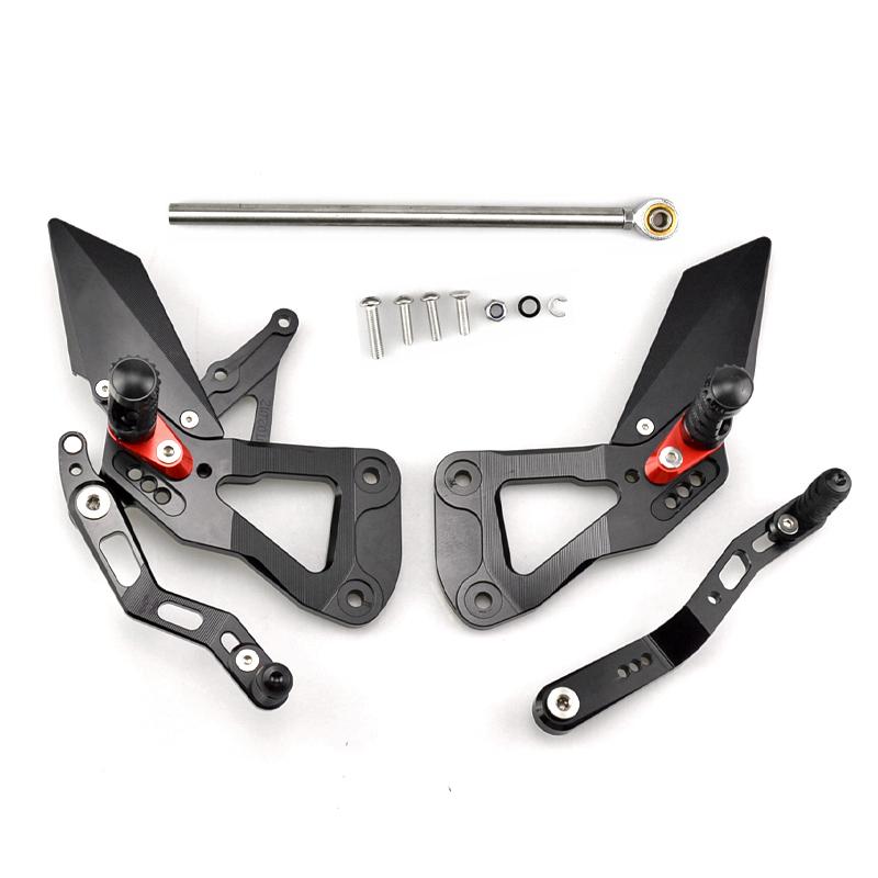 Motorcycle FOOTBOARDS For SUZUKI GSXR-1000 2017-2024 Rear Sets Heighten Pedal Adjustable Rearsets FootPegs Shift Lever Brake