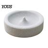 Bird Food Dish Pumice Stone Parrot Bowl, Spill-Proof Water Small Feeding Station Cage Weighted for Lovebirds Conures Indoor Outdoor Feeder