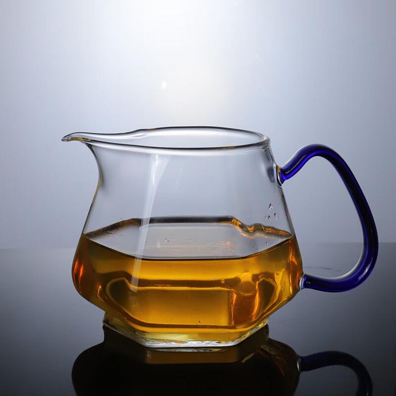 High Borosilicate Glass Fairness Cup with Color Handle