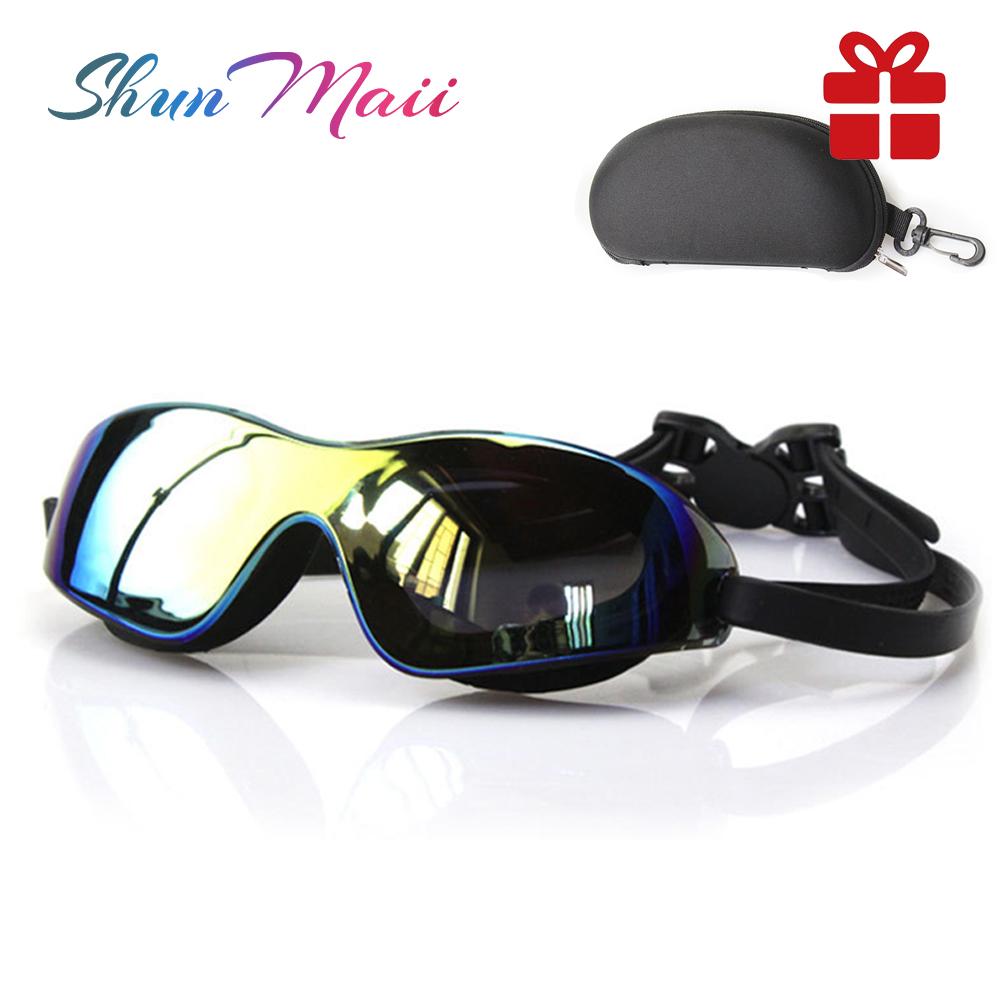 Swimming Goggles Professional Swim Glasses Adjustable Electroplate Diving Glasses No Leaking Swim Race Goggles for Women Men