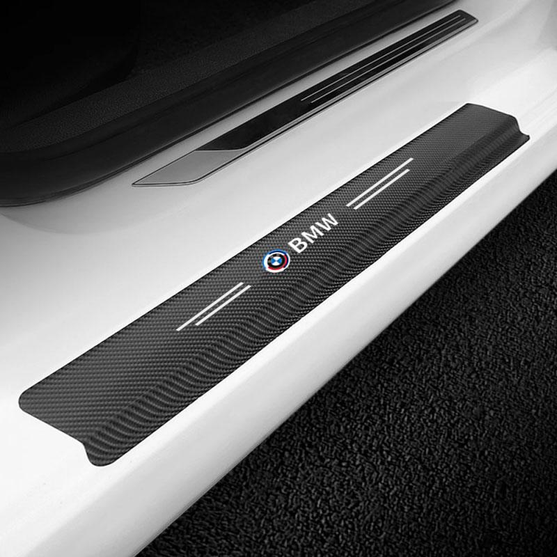 Carbon Fiber Car Sticker Threshold Protection Strip Trunk Sticker for BMW G08 F15 F16 G20 E34 F94 F95 G30 G11 E46 Accessories JLBFS1