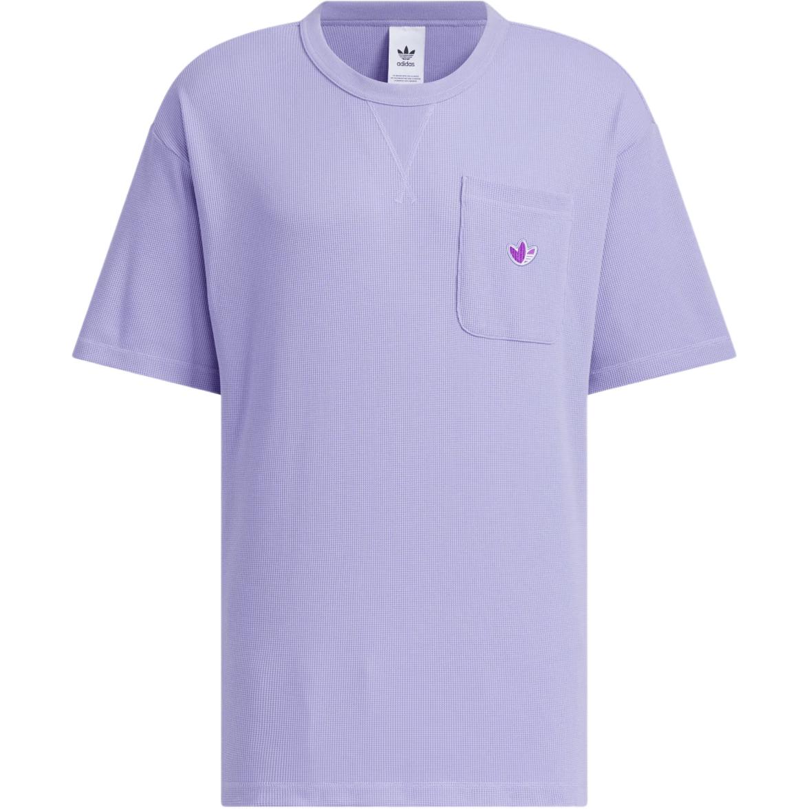 

Adidas Originals SS24 CVD Tee U2 Series Loose Fit Quick-Dry Pocket Short Sleeve T-Shirt Men Tops Purple JM7293 L