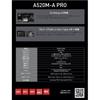 MSI Motherboard A520M-A PRO [Compatible with Ryzen 5000 Series (AM4)] [Popular Model for Beginners and Self-made Cost Performance] Micro ATX