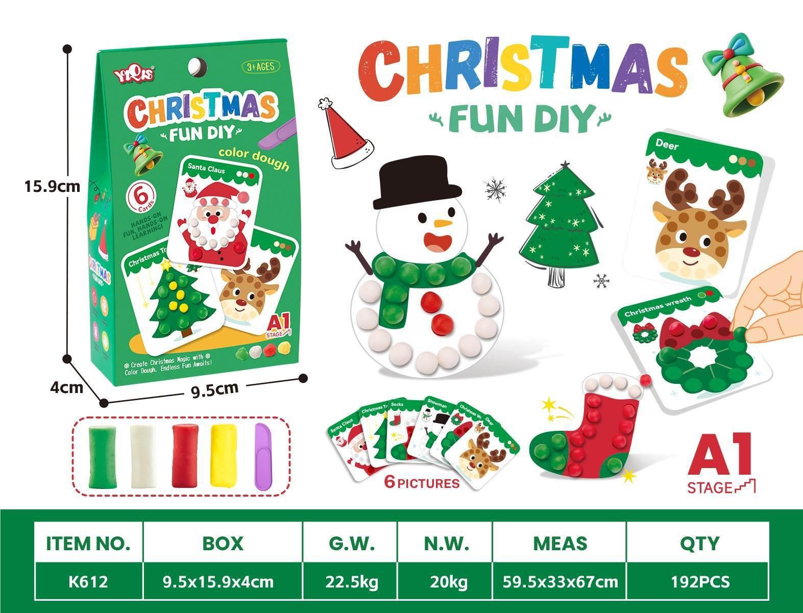 Children s Clay Toy Set: Dinosaur, Insect, Animal, Snowman Themes