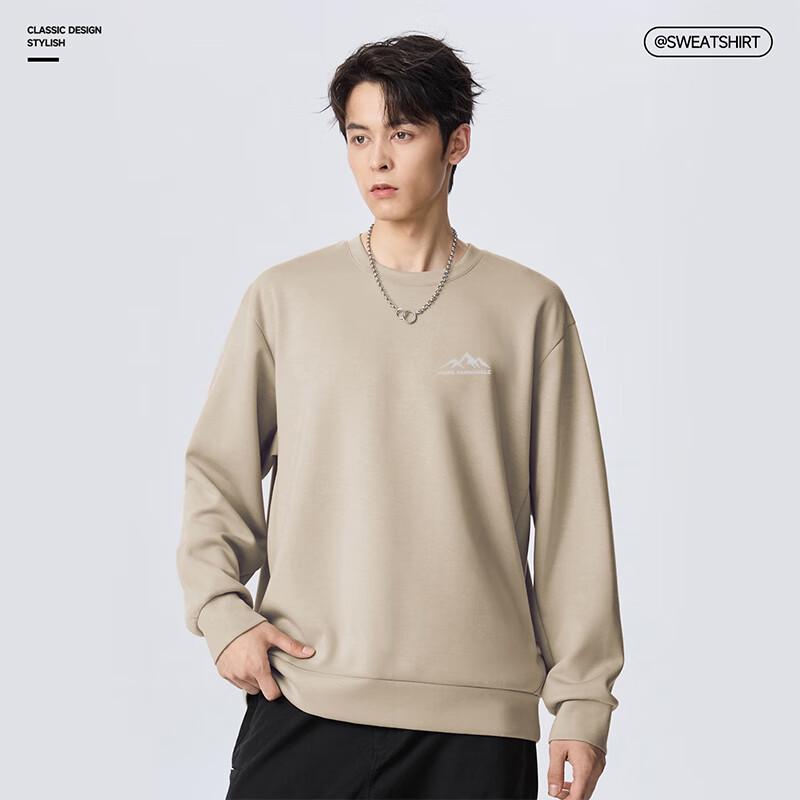 Mark Fairwhale Men's Heavyweight Air Layer Round Neck Sweatshirt