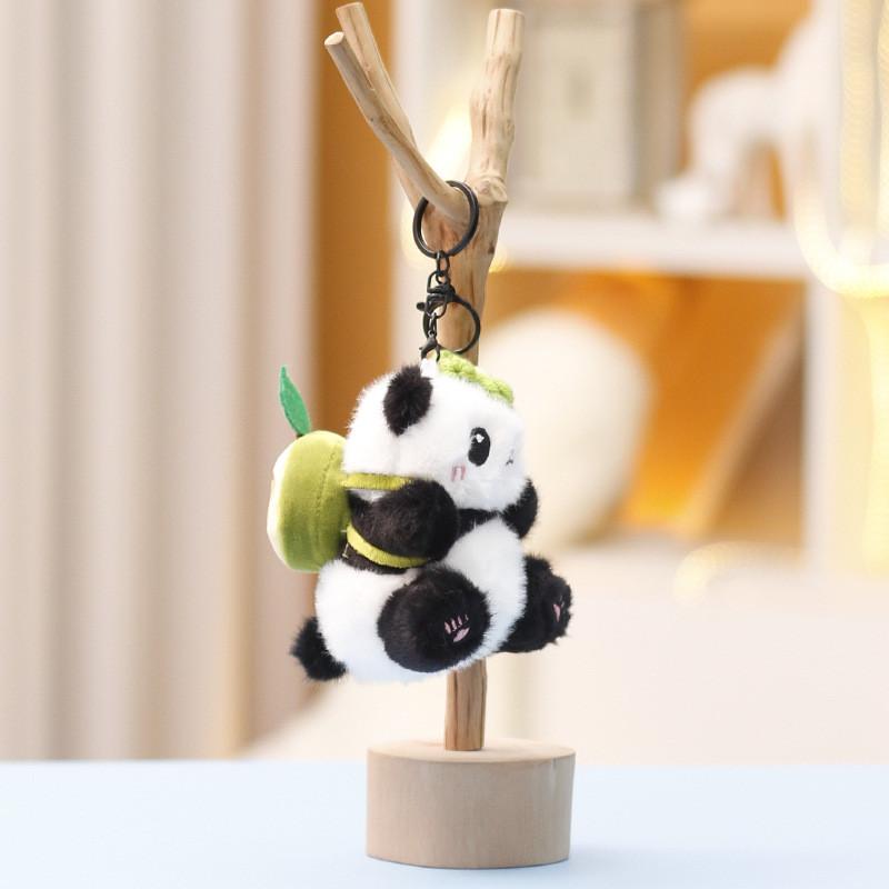 Animal Plush Panda Doll With Short Plush Material For Children Gifts And Accessories