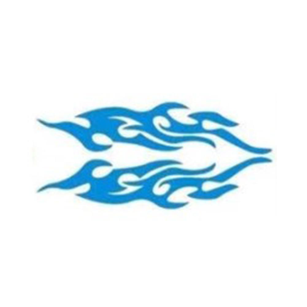 1 Set DIY Flamme Vinyl Aufkleber Aufkleber Wasserdicht Universal Für Auto Motorrad Gas Tank Motorrad Flamme Aufkleber Kit Decals