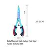 Multifunctional Fishing Pliers Ergonomics Anti-slip Lure Pliers Straight Nose Color Titanium Tied Hooks Angling Equipment