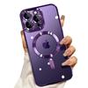 Full Protection Magnetic Wireless Charge Case For Magsafe For iPhone 17 16 15 14 13 12 Pro Max Case With Camera Lens Protector