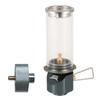Lamp Light Butane Gas Light Lantern with Gas Adapter Conversion Head for Camping Picnic Self-driving
