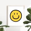 Nordic Yellow Cartoon Smiley Posters and Prints Love Smile Canvas Painting Wall Art Wall Decor for Living Room Decor Cuadros