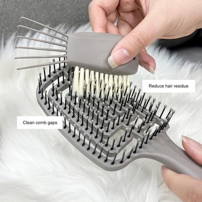 Strumento Pulitore Rimuovi Peli Spazzola per Capelli Pettine a Doppia Faccia Setole ad Alta Durezza Spazzola Strumento di Pulizia Due in Uno