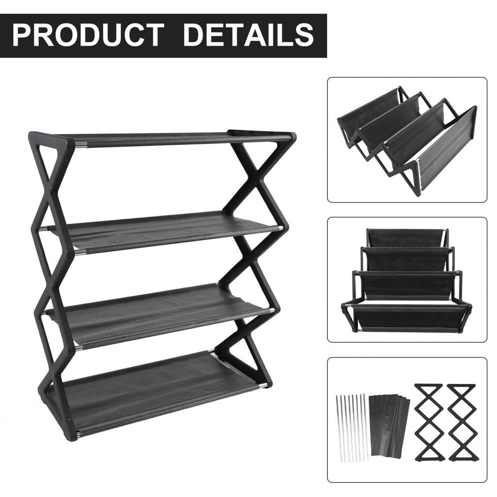 Stylish and Functional Ladder Shoe Rack for Organized Footwear In Limited Areas