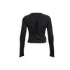 Under Armour Training Sports Crew Neck Long Sleeve T-Shirt Women tops Black 1371020-001