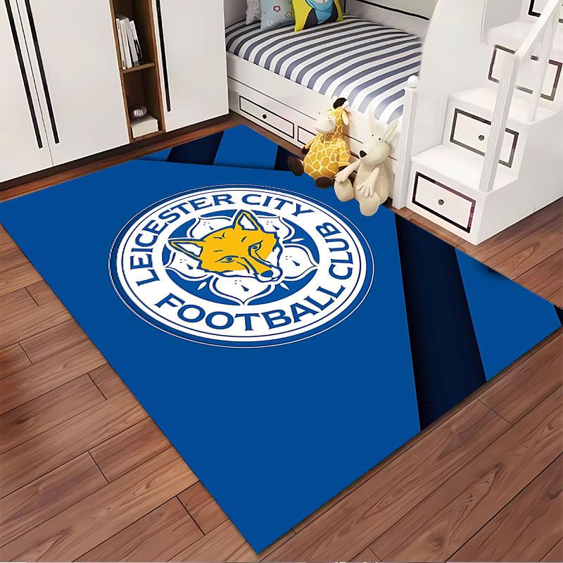 Leicester City Fox Logo Carpet suitable as a non-slip mat for the living room or bedroom sofa